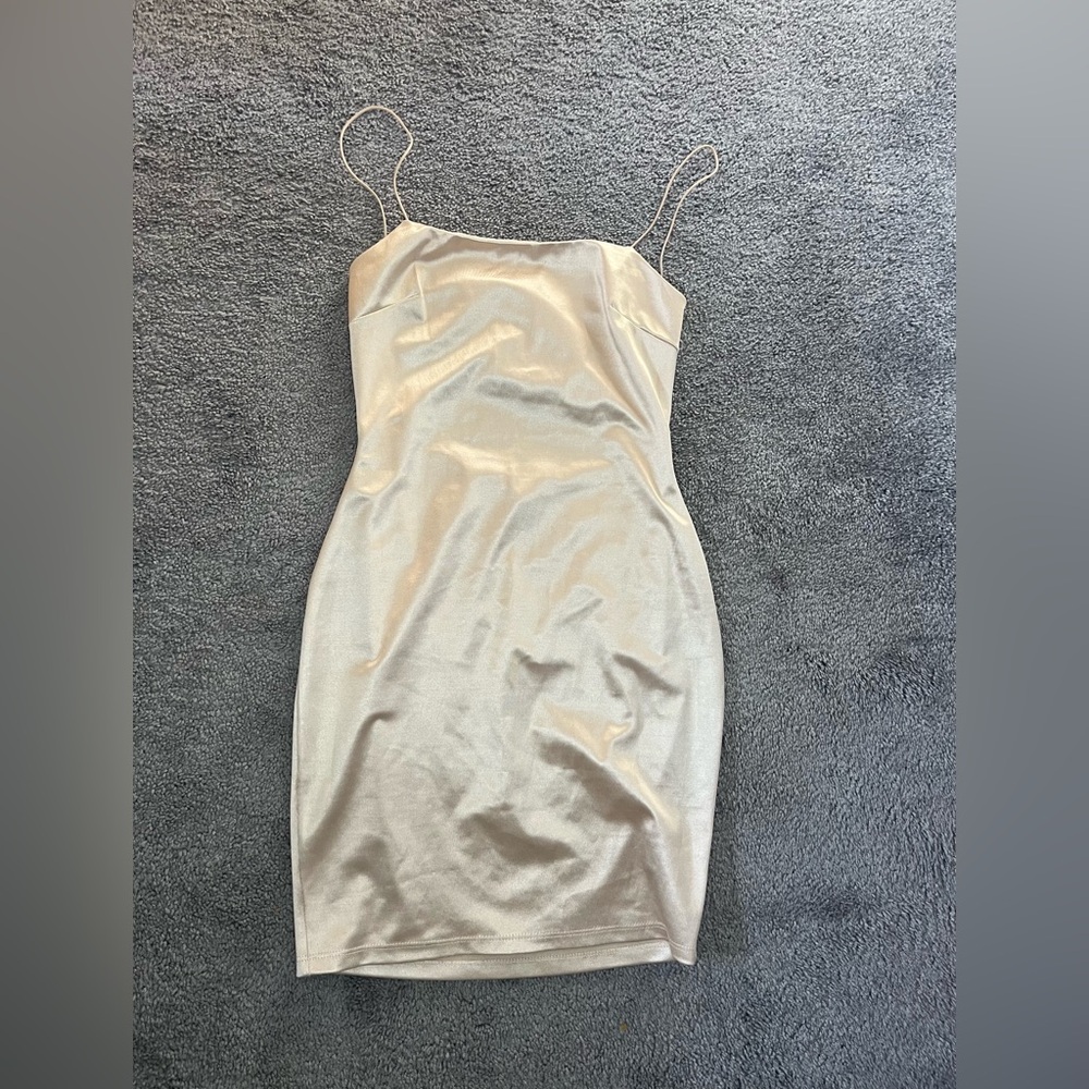 Gold dress